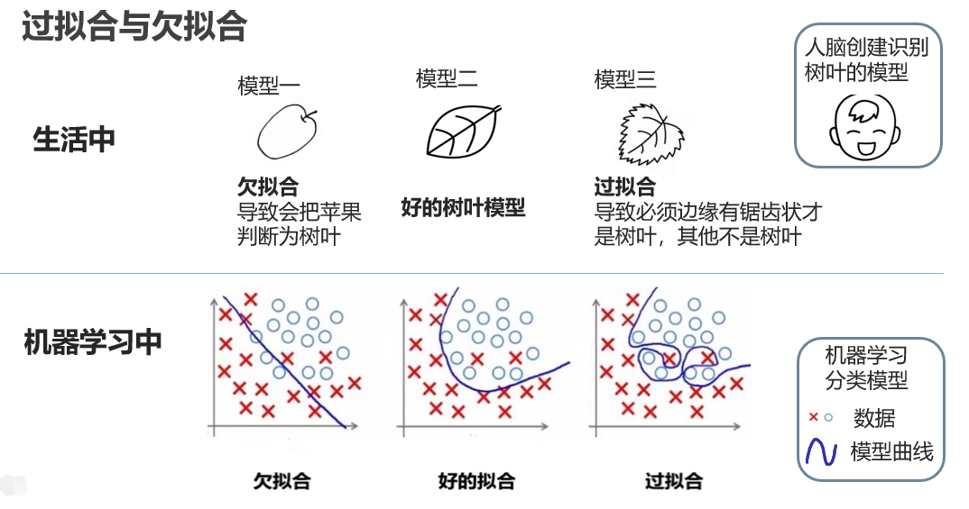 过拟合与欠拟合